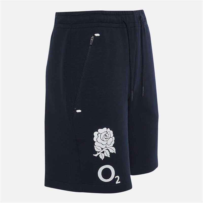 Castore Womens RFU England Rugby Travel Knit Shorts Inkwell - Image 4