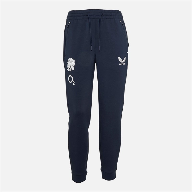 Castore Womens RFU England Rugby Travel Knit Pants Inkwell