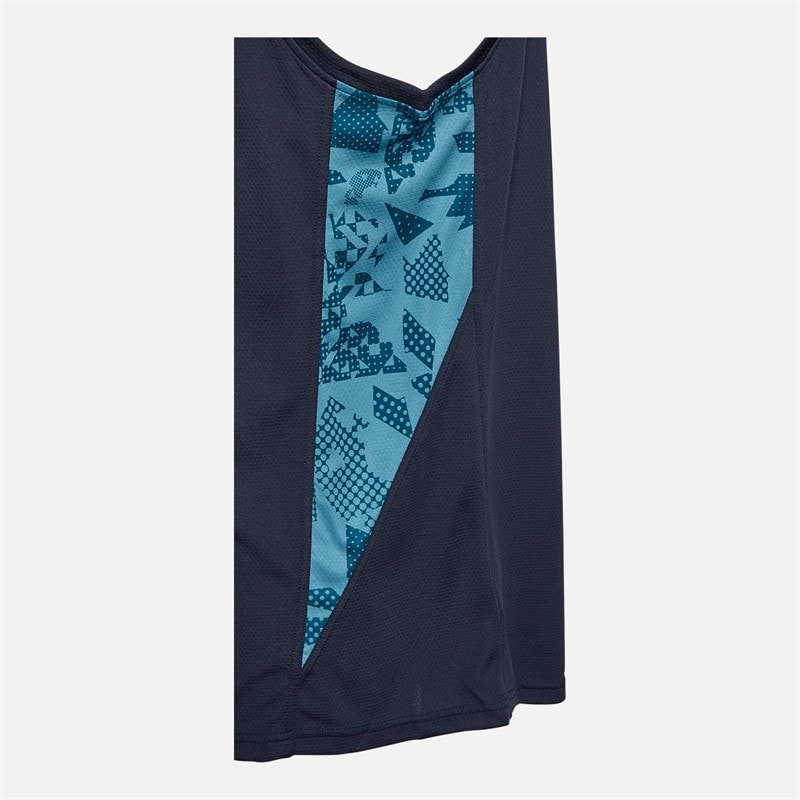 Castore Mens Plus Size RFU England Rugby Performance Sleeveless Top Inkwell/Storm Blue - Image 2