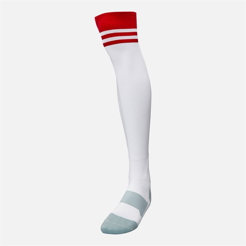Castore RFU England Rugby Red Roses 25/26 Home Socks Brilliant White/Lipstick Red