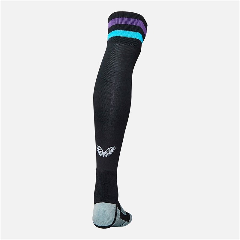Castore RFU England Rugby 25/26 Alternate Socks Caviar/Swim Cap/Royal Purple - Image 2