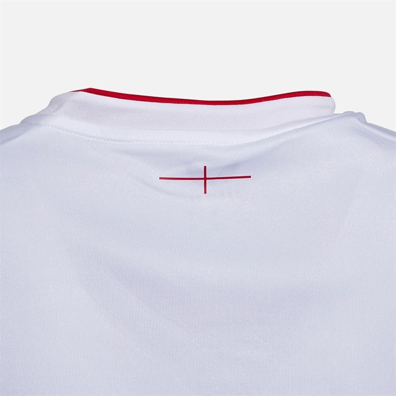 Castore Womens RFU England Rugby 25/26 Home Jersey Brilliant White/Lipstick Red - Image 2