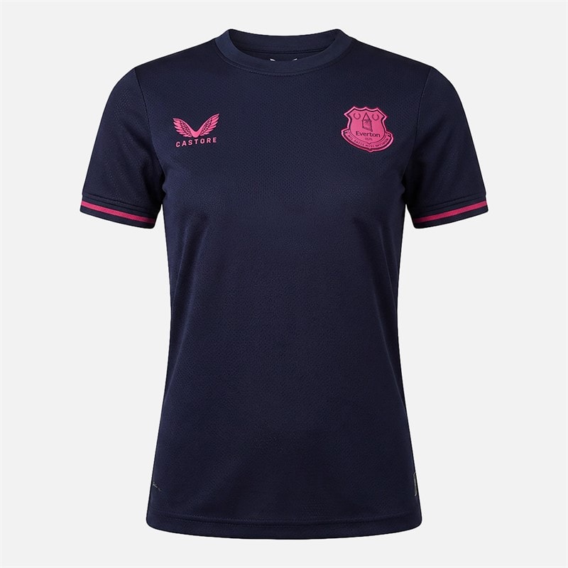 Castore Womens EFC Everton 25/26 Fourth Jersey No Sponsor Baritone Blue - Image 1