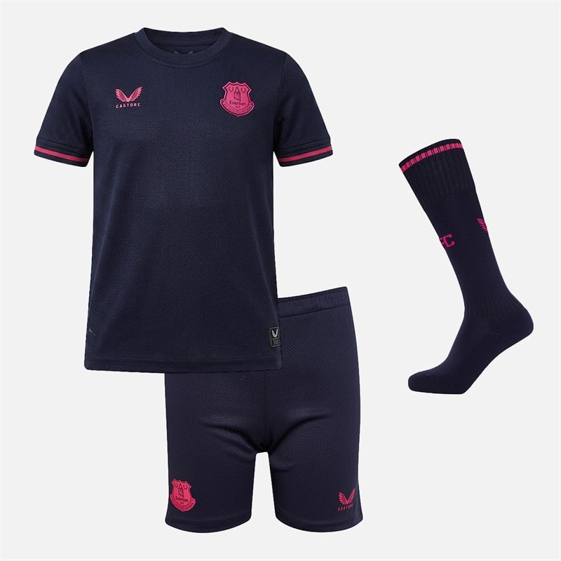 Castore Infant EFC Everton 25/26 Fourth Mini Kit Baritone Blue