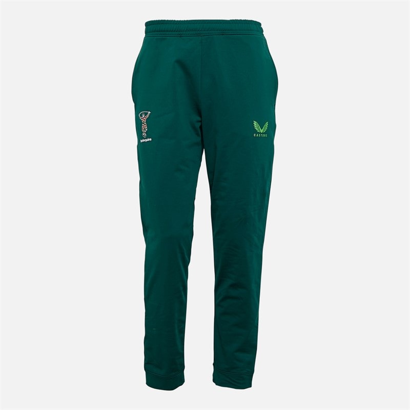 Castore Mens HFC Harlequins Rugby Tech Fleece Joggers Botanical Garden