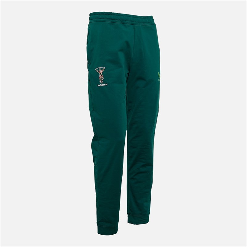 Castore Mens HFC Harlequins Rugby Tech Fleece Joggers Botanical Garden - Image 4