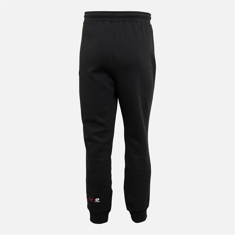 Castore Mens SFC Saracens Rugby Travel Track Pants Caviar - Image 2