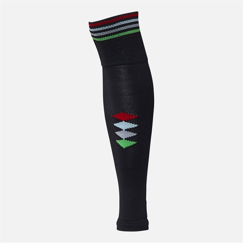 Castore HFC Harlequins Rugby 23/24 Pro Third Footless Socks Caviar/Multi