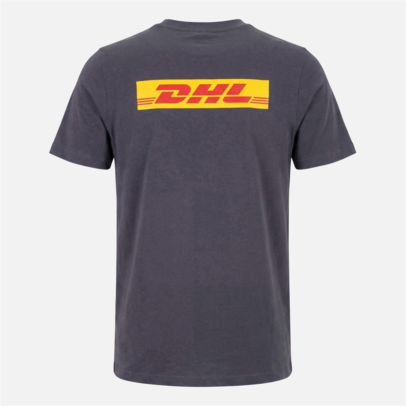 Castore Mens HFC Harlequins Rugby Travel T-Shirt Ebony - Image 2