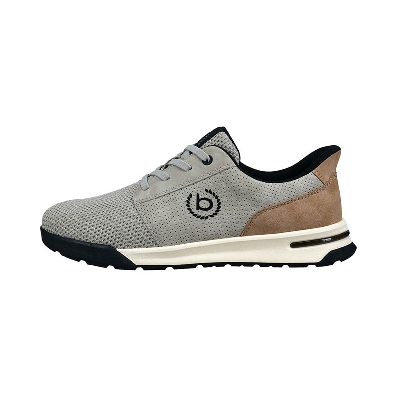 Bugatti Mens Fineas Trainers Taupe/Beige