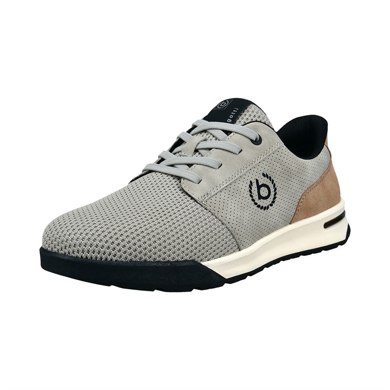 Bugatti Mens Fineas Trainers Taupe/Beige - Image 2