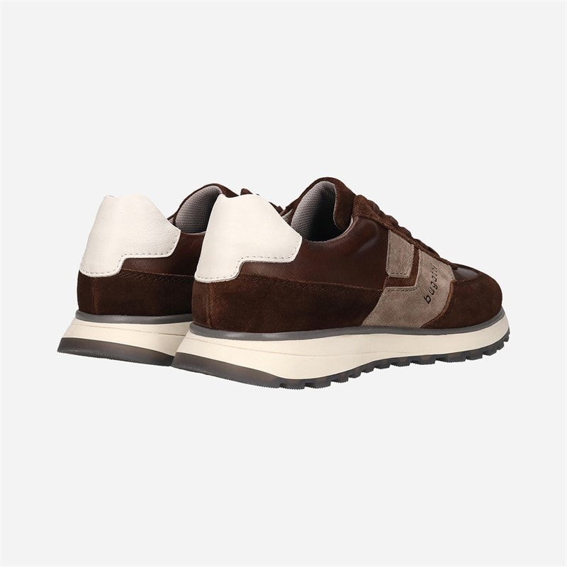 Bugatti Mens Timon Trainers Brown/Brown - Image 4