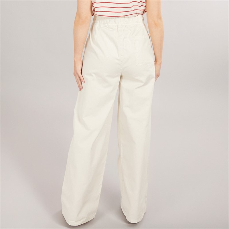 Foxdale Womens Tooting Button Trousers Ecru - Image 2
