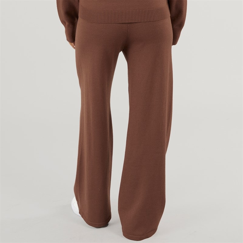 Foxdale Womens Lingfield Wide Leg Joggers Taupe - Image 2