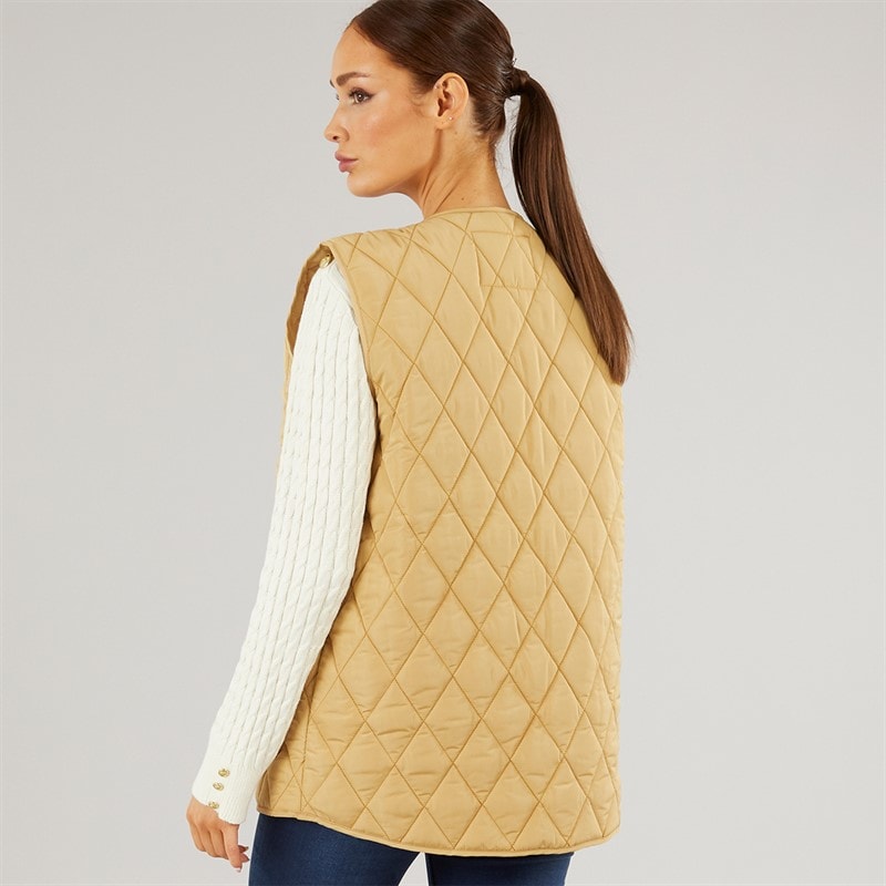 Foxdale Womens Uttoxeter Gilet Tan - Image 2