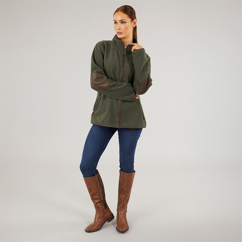 Foxdale Womens Goodwood Fleece Khaki - Image 5