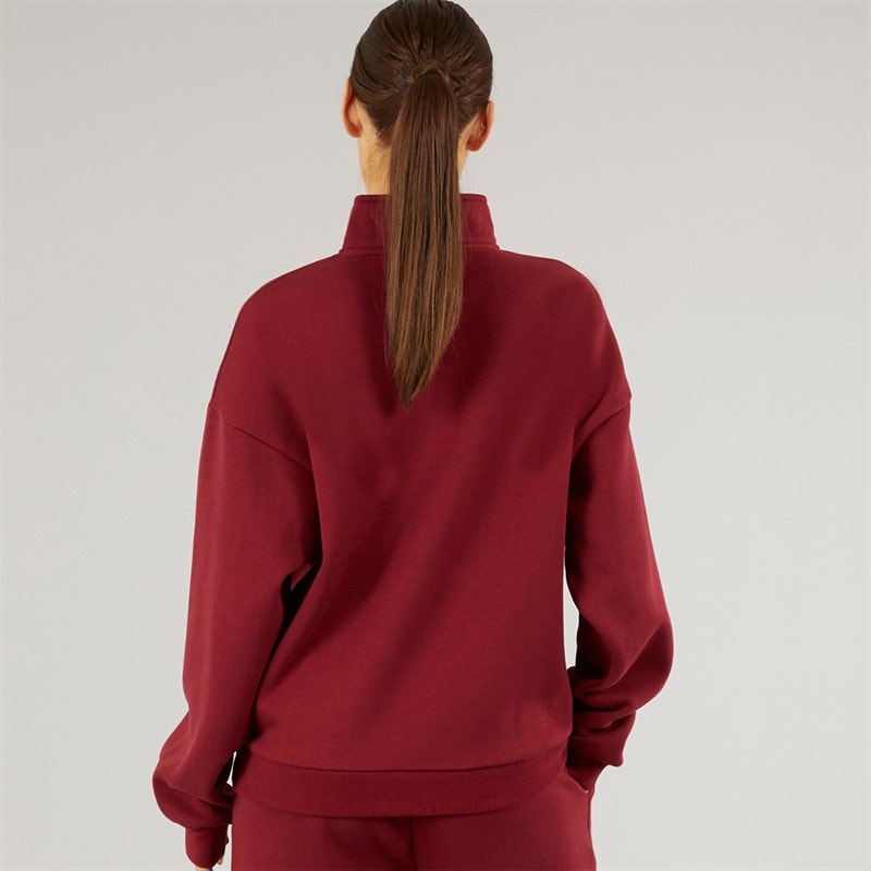Foxdale Womens Abbot Sweatshirt Burgundy - Image 2