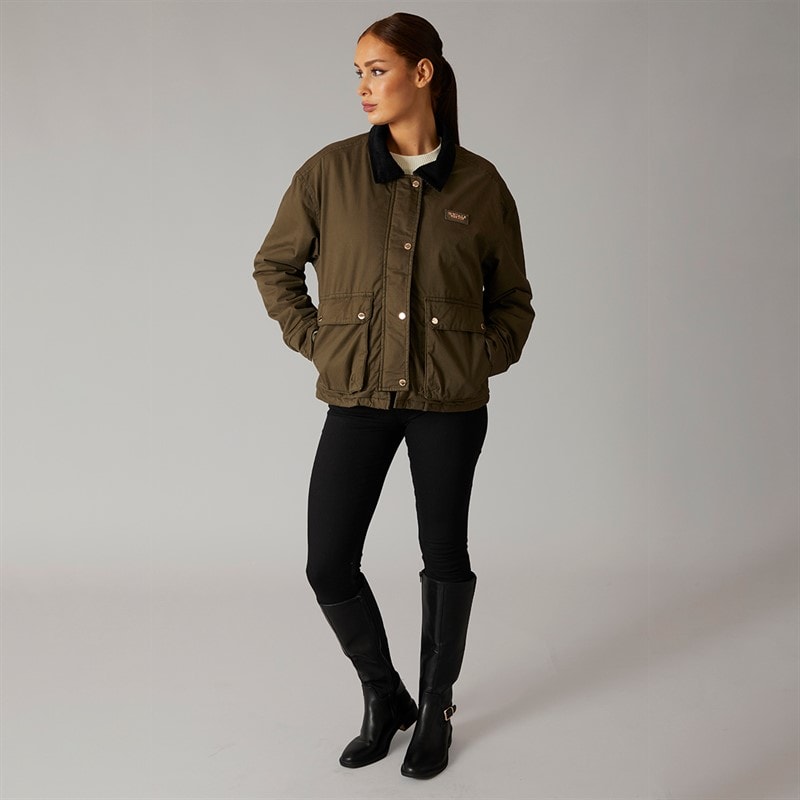 Foxdale Womens Ripon Jacket Khaki - Image 4