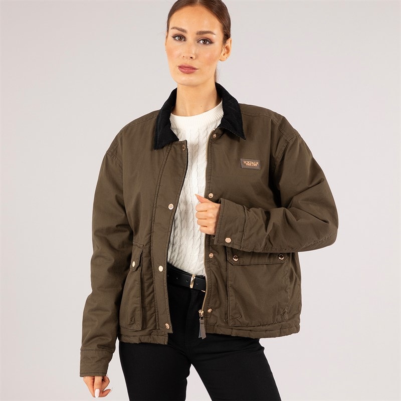 Foxdale Womens Ripon Jacket Khaki - Image 5