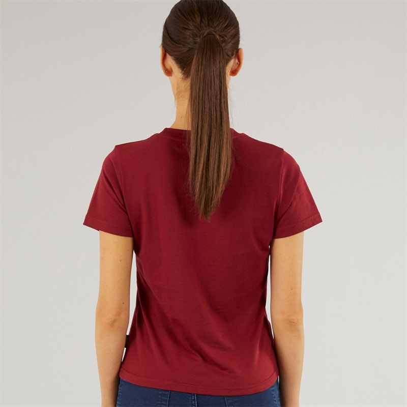 Foxdale Womens Bishop T-Shirt Burgandy - Image 2