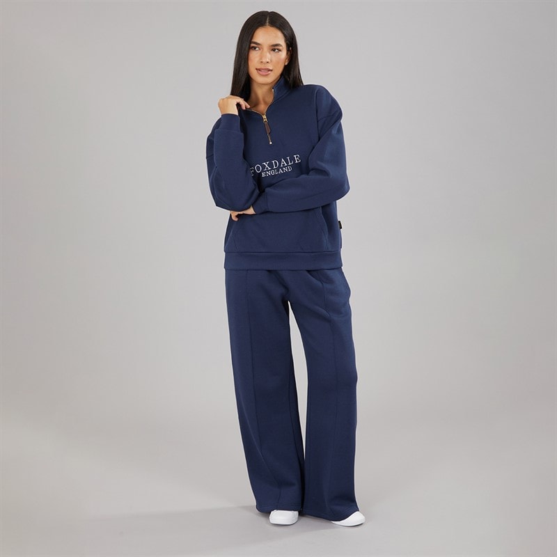 Foxdale Womens Abbot Sweatshirt Navy - Image 4