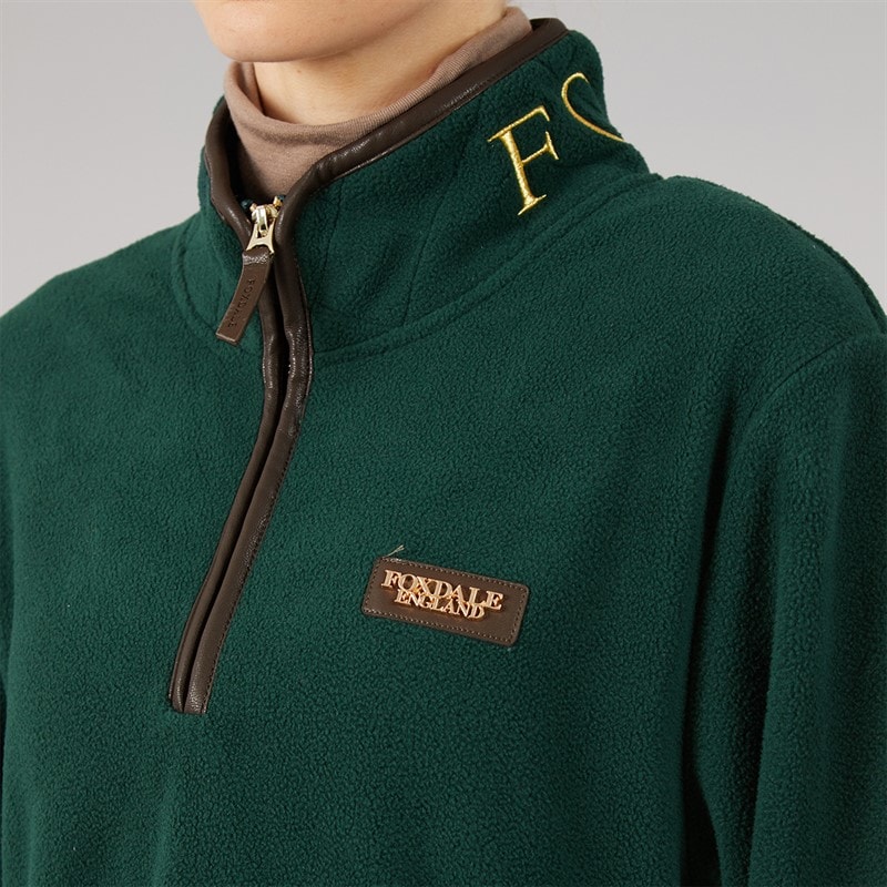 Foxdale Womens Sadle 1/4 Zip Fleece Scarab - Image 3