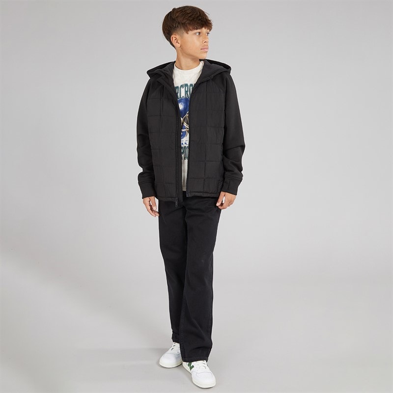 Abercrombie & Fitch Boys Lightweight Hybrid Jacket Meteorite - Image 4