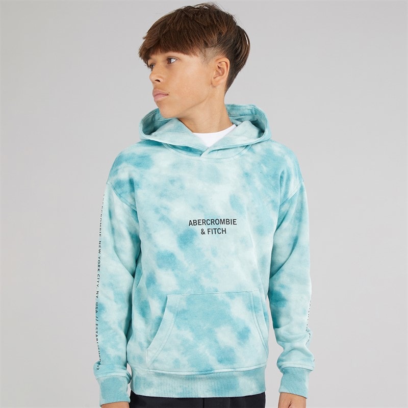 Abercrombie & Fitch Boys Essentials Hoodie Gray Mist - Image 3