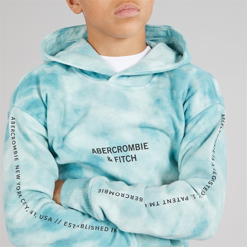 Abercrombie & Fitch Boys Essentials Hoodie Gray Mist - Image 5