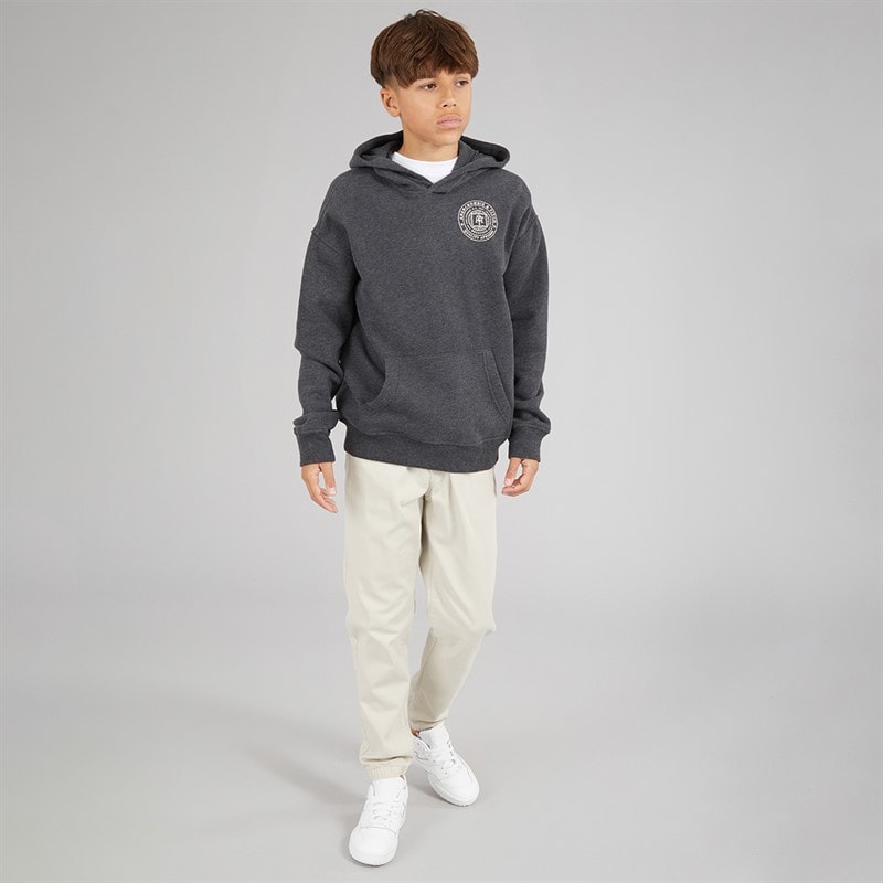 Abercrombie & Fitch Boys Hoodie Anf Anthracite Heather - Image 4