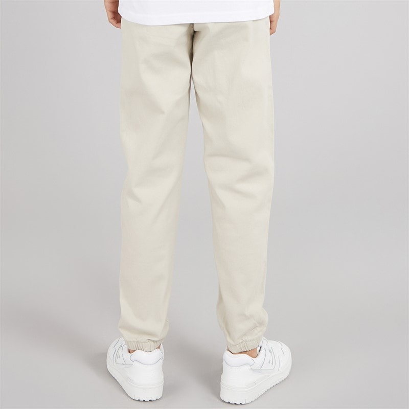 Abercrombie & Fitch Boys Cuffed Twill Trousers Pumice Stone - Image 2
