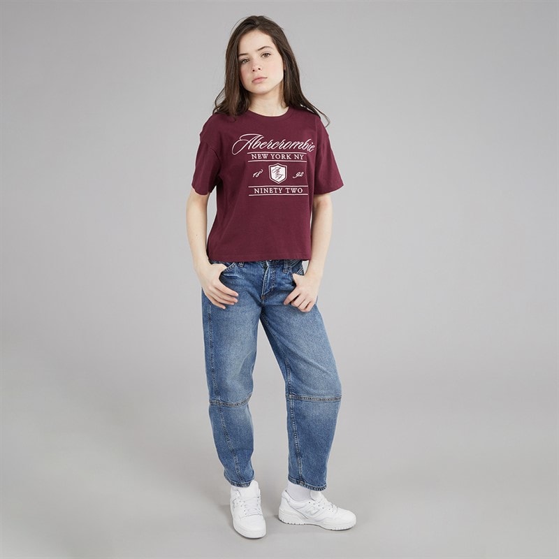 Abercrombie & Fitch Girls Crest T-Shirt Fig - Image 3