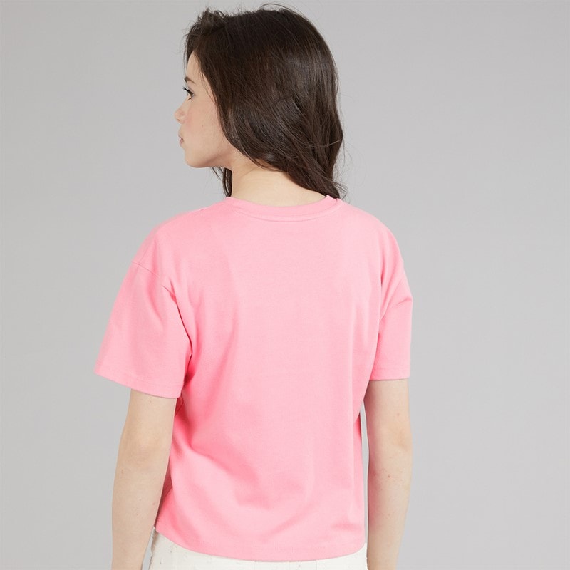 Abercrombie & Fitch Girls New York Crest T-Shirt Begonia Pink - Image 2