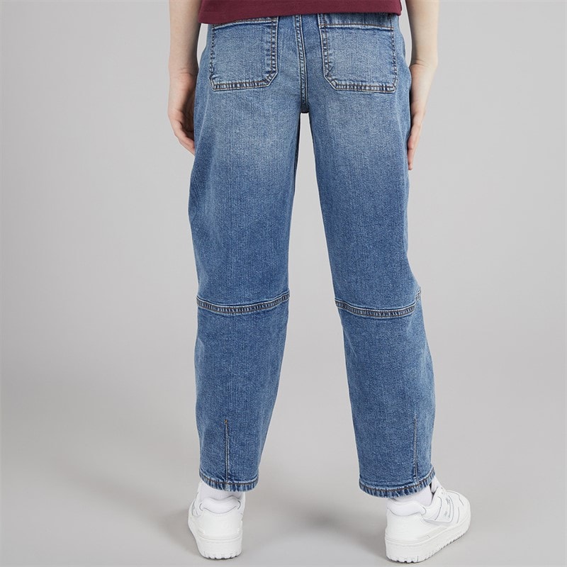 Abercrombie & Fitch Girls High Rise Balloon Jeans Cabin Blues - Image 2