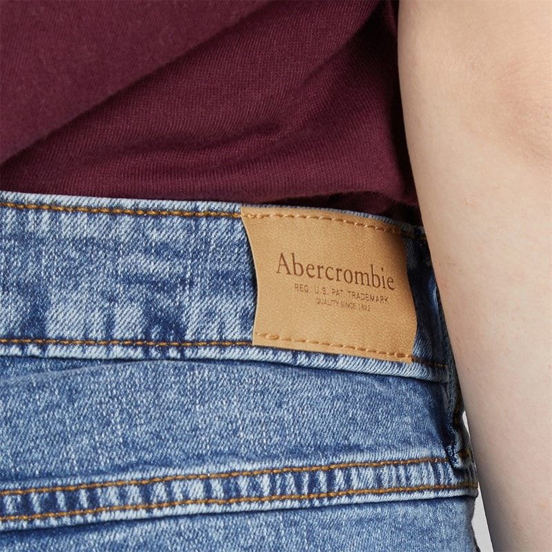 Abercrombie & Fitch Girls High Rise Balloon Jeans Cabin Blues - Image 3