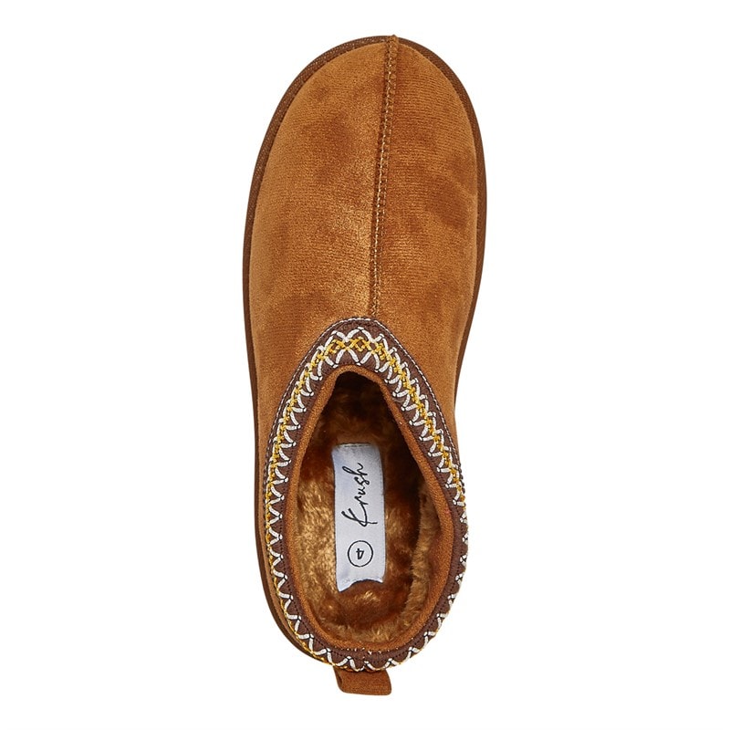 KRUSH Womens Aztec Mules Chestnut - Image 4