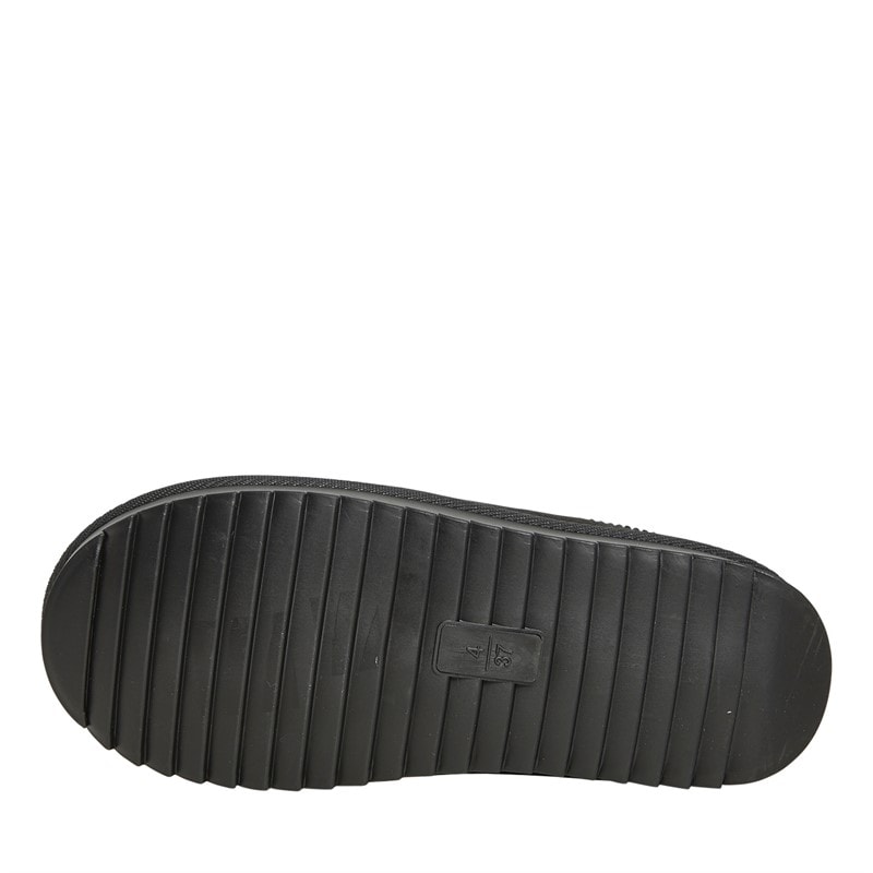 KRUSH Womens Aztec Mules Black - Image 2