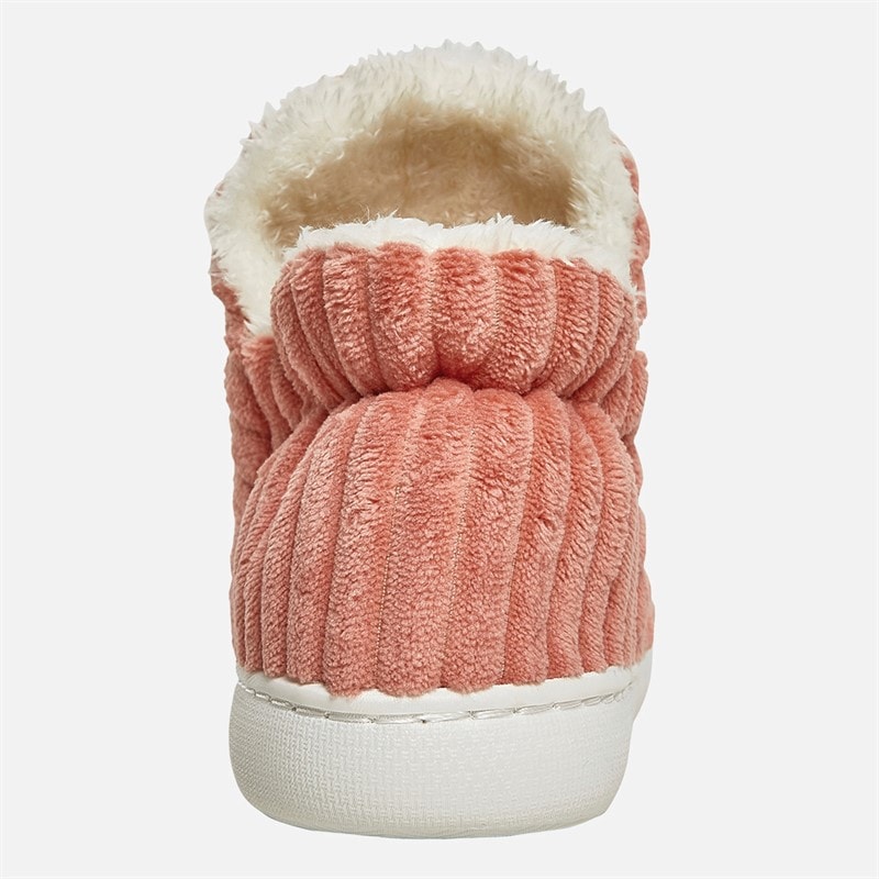 KRUSH Womens Cosy Puffi Slippers Pink - Image 4