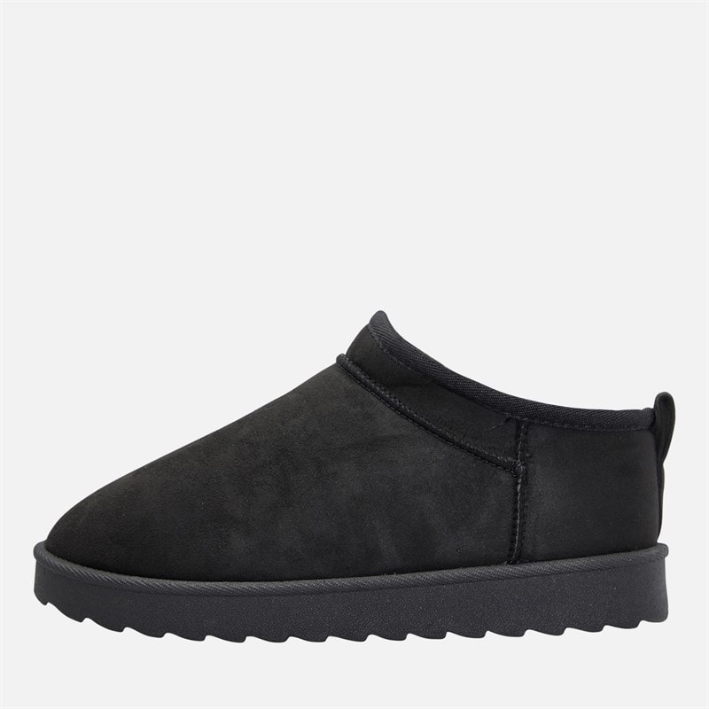 KRUSH Womens Ankle Slippers Black