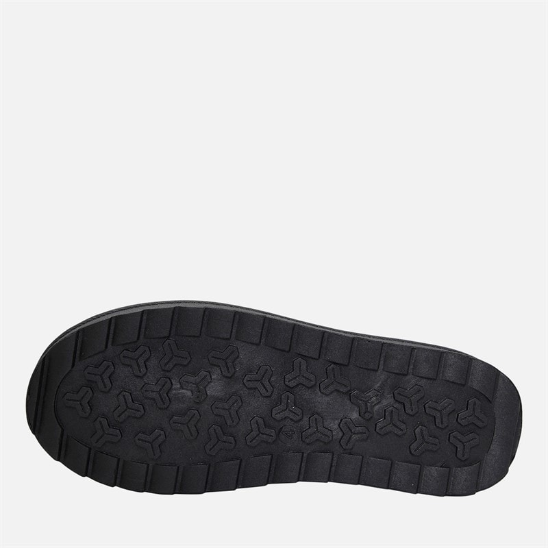 KRUSH Womens Ankle Slippers Black - Image 2