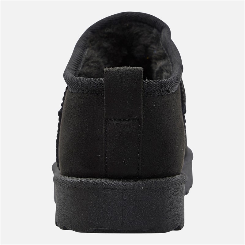 KRUSH Womens Ankle Slippers Black - Image 3