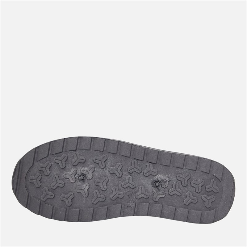 KRUSH Womens Aztec Mule Slippers Charcoal - Image 2