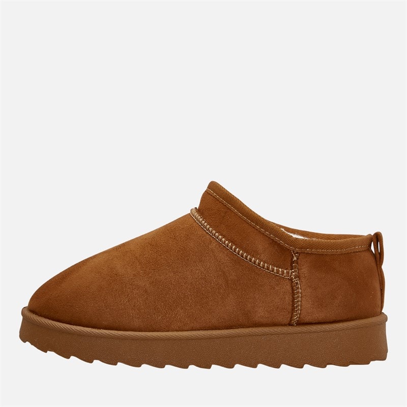 KRUSH Womens Ankle Slippers Chestnut