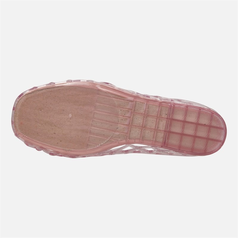 KRUSH Womens Jelly Mule Sandals Pink - Image 2