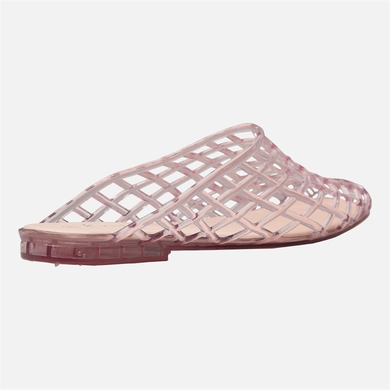 KRUSH Womens Jelly Mule Sandals Pink - Image 4
