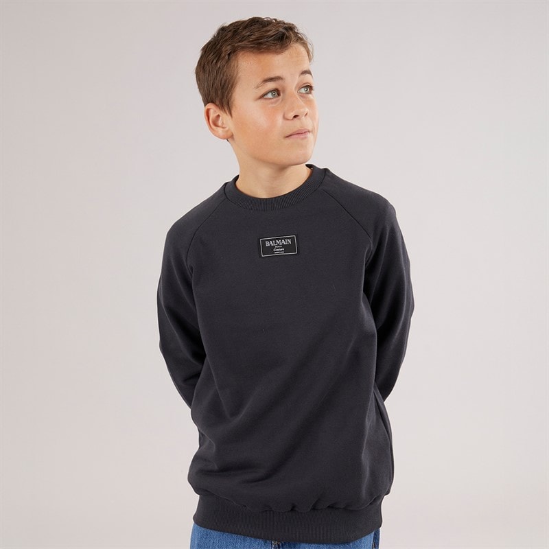 Balmain Boys Sweatshirt Blue - Image 1