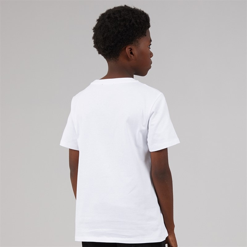 Balmain Boys T-Shirt White/Black - Image 2