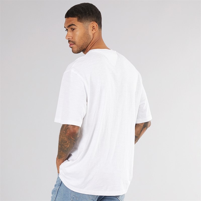 Tommy Jeans Mens 90s Logo T-Shirt White - Image 2