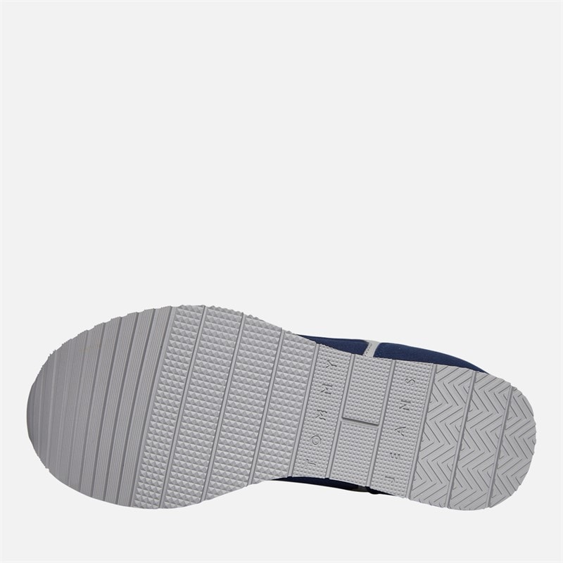 Tommy Jeans Mens Runner Trainers Dark Night Navy - Image 2