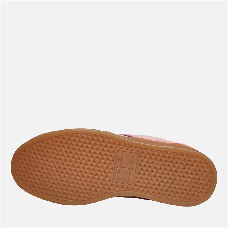 Tommy Jeans Womens Greenwich Suede Trainers Tahiti Berry - Image 2